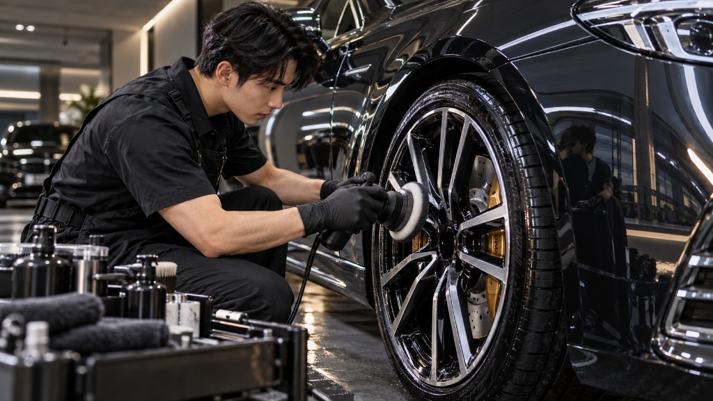 자산동 출장세차 휠 광택 작업